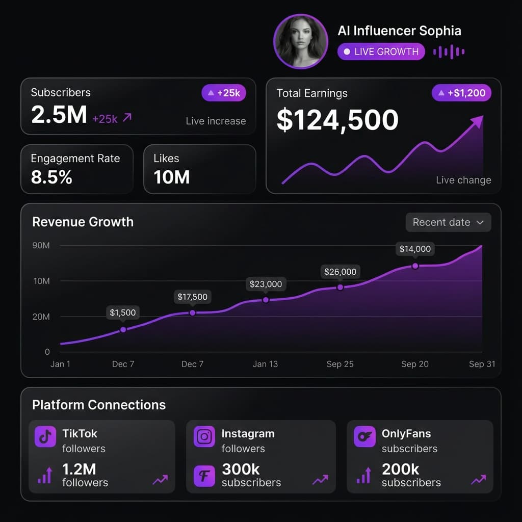 Track earnings in real-time